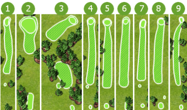 North Course hole shapes1